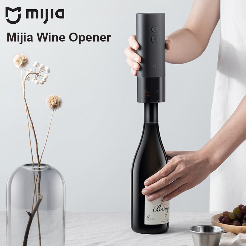 Kitchen Gadgets Electric - MIJIA 電動ワインオープナー フォイルカッター - 自動キャップオープナー 乾電池4本（AAA）必要