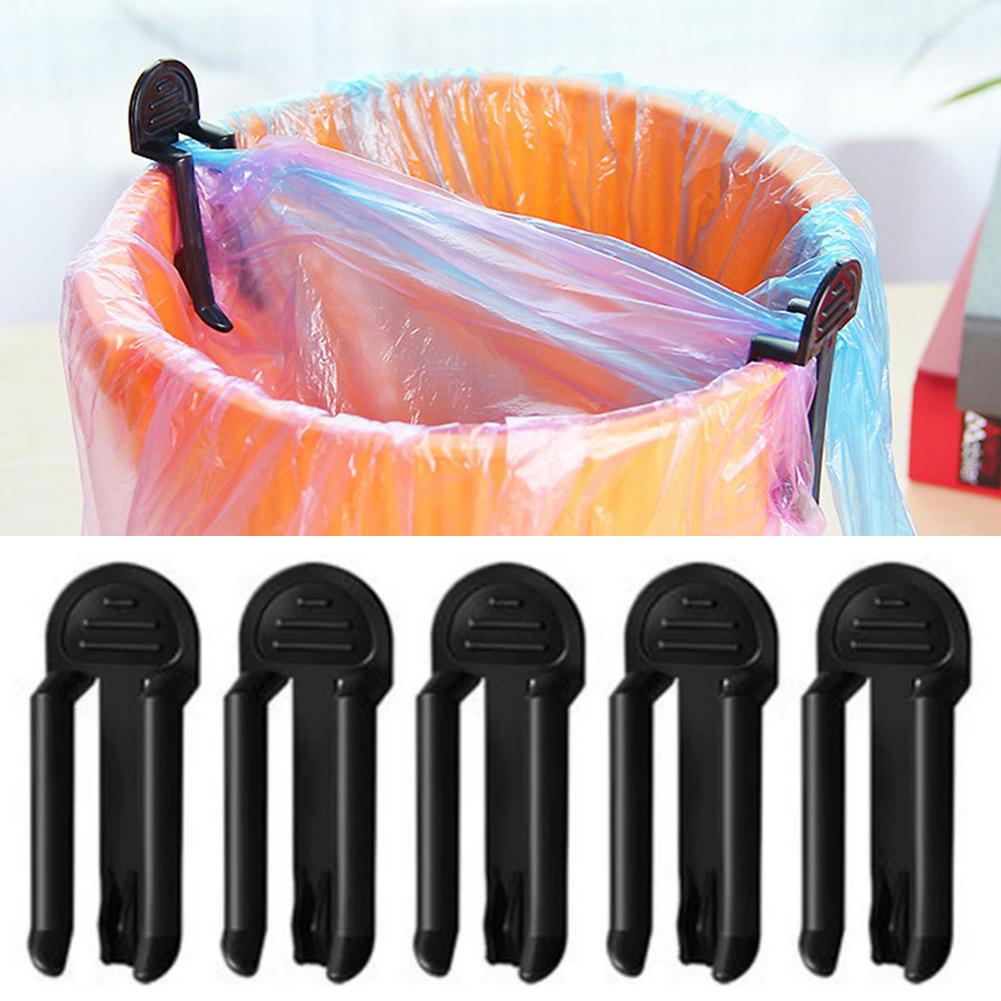 Kitchen Gadgets Kitchen - 2/5個入りプラスチック製ゴミ袋クリップ 固定式ゴミ箱バッグホルダー ゴミクリップ ゴミ箱クランプ キッチン・バスルーム用ガジェット
