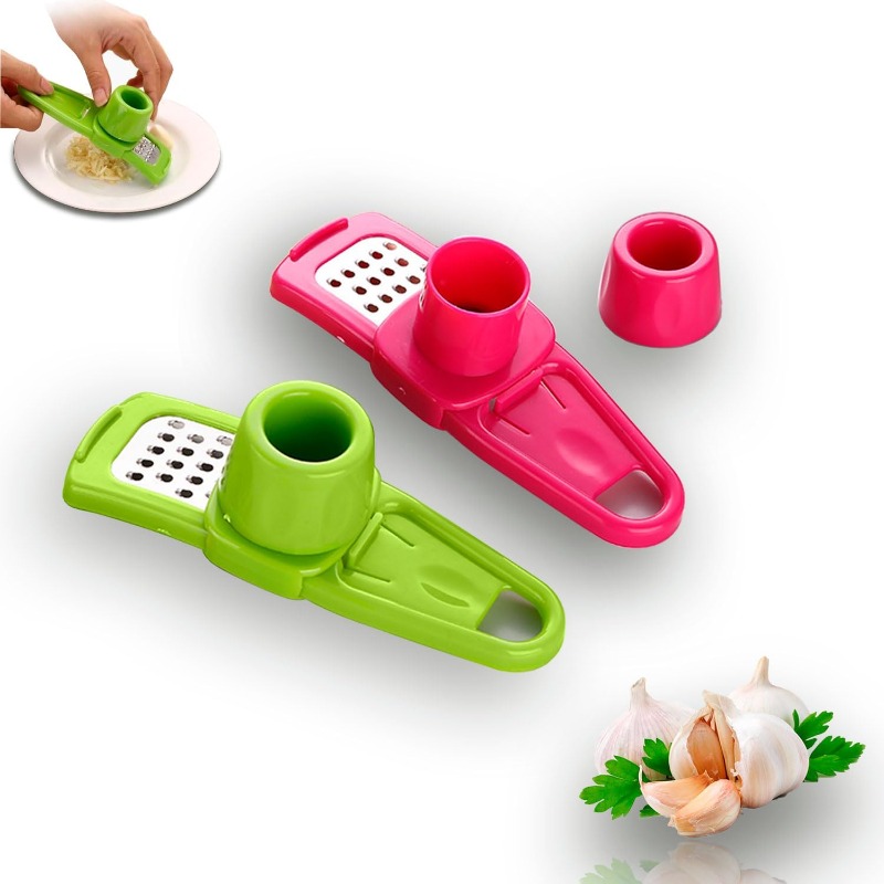 Kitchen Hand Gadgets - 手動式ニンニクチョッパー、手動ニンニク刻み器、ニンニクグラインダー、便利で速いキッチンガジェット