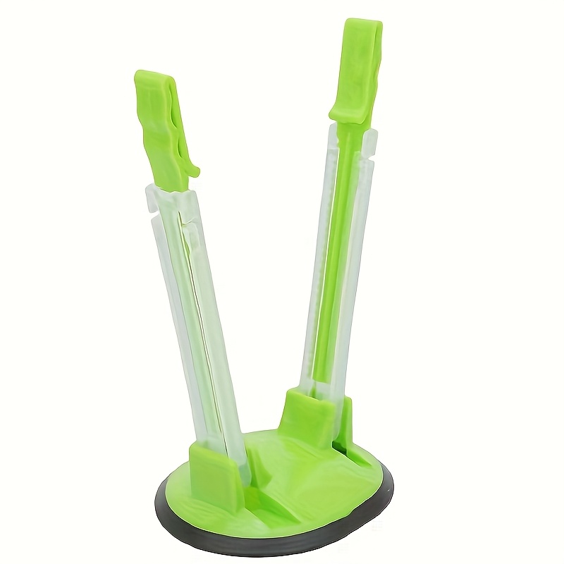 ジッパーバッグホルダー プラスチック製 調整可能 滑り止め  - Kitchen Hand Gadgets のレビューと価格