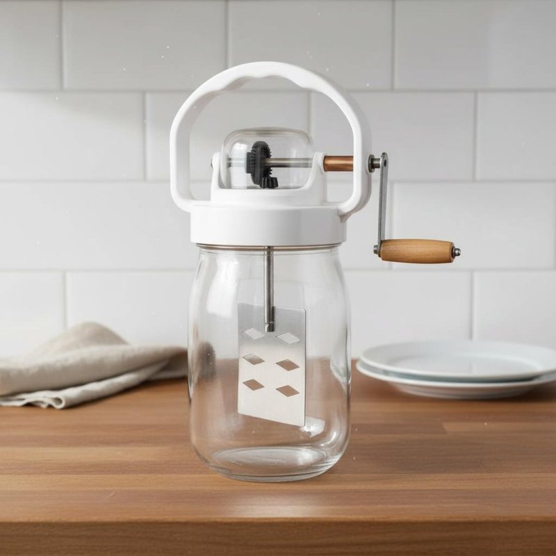 手動バターチャーンナー 簡単に洗浄できるハンドクランクバター - Kitchen Hand Gadgets のレビューと価格
