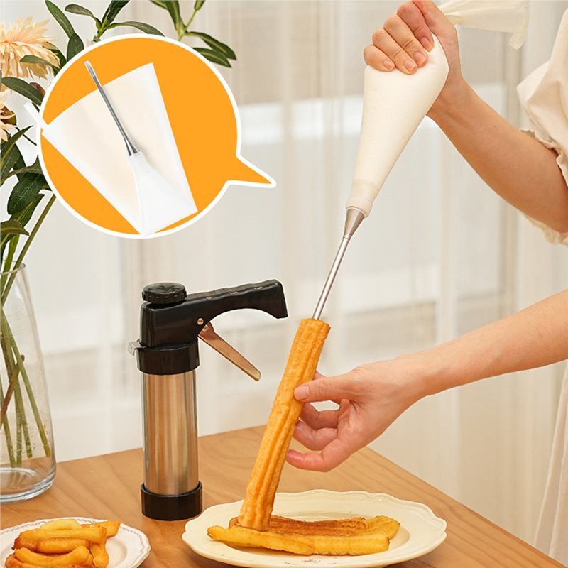 AEE6-ホームチュロスメーカーマシン スペインの揚げ生地ス - Kitchen Gadgets In Spanish のレビューと価格