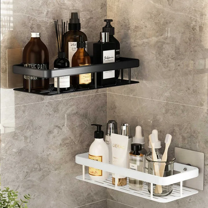 2 個のバスルーム棚キッチン収納オーガナイザーアルミ合金シャ - Kitchen Gadgets Storage Ideas のレビューと価格