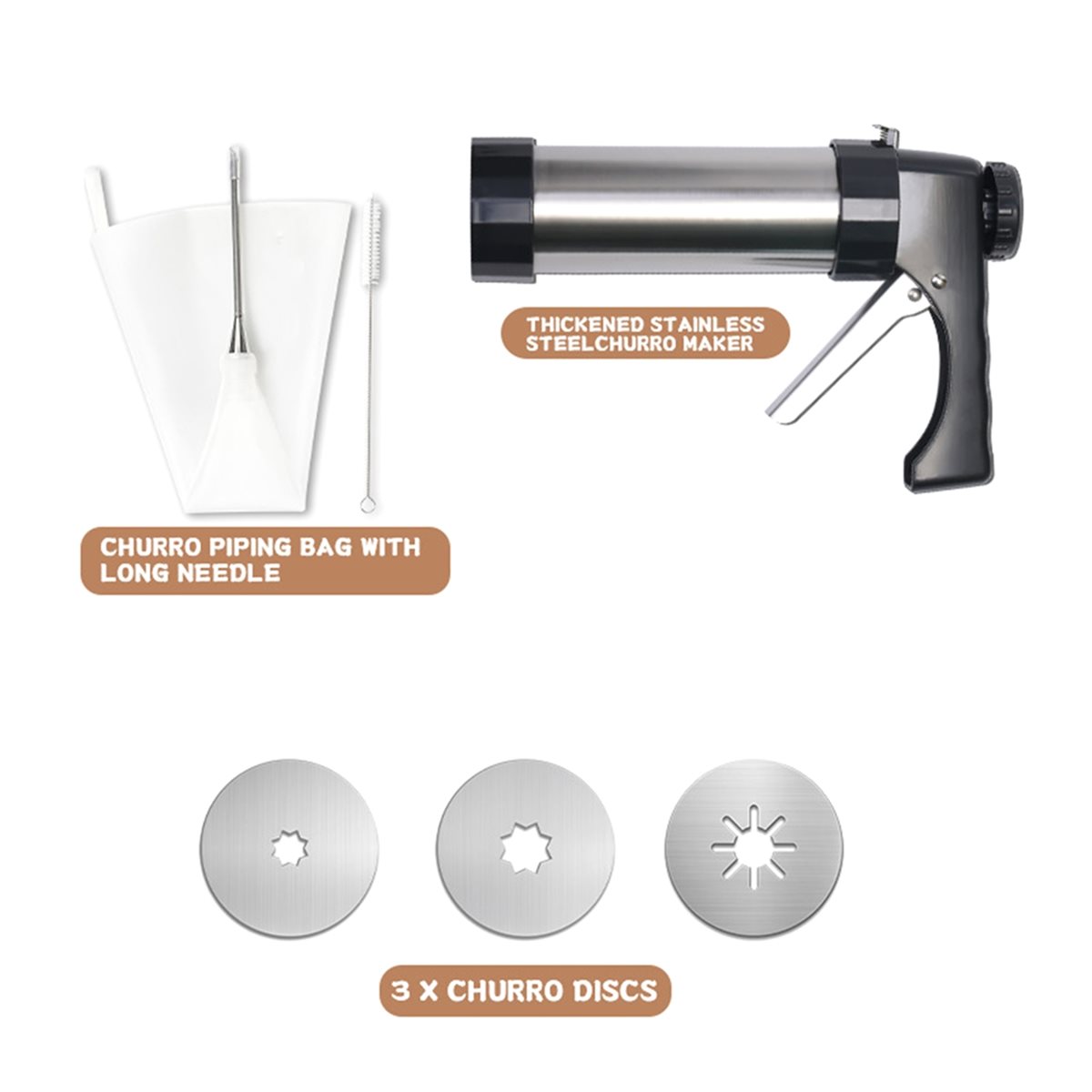 A24I ホームチュロスメーカーマシン スペイン風揚げ生地ス - Kitchen Gadgets In Spanish のレビューと価格
