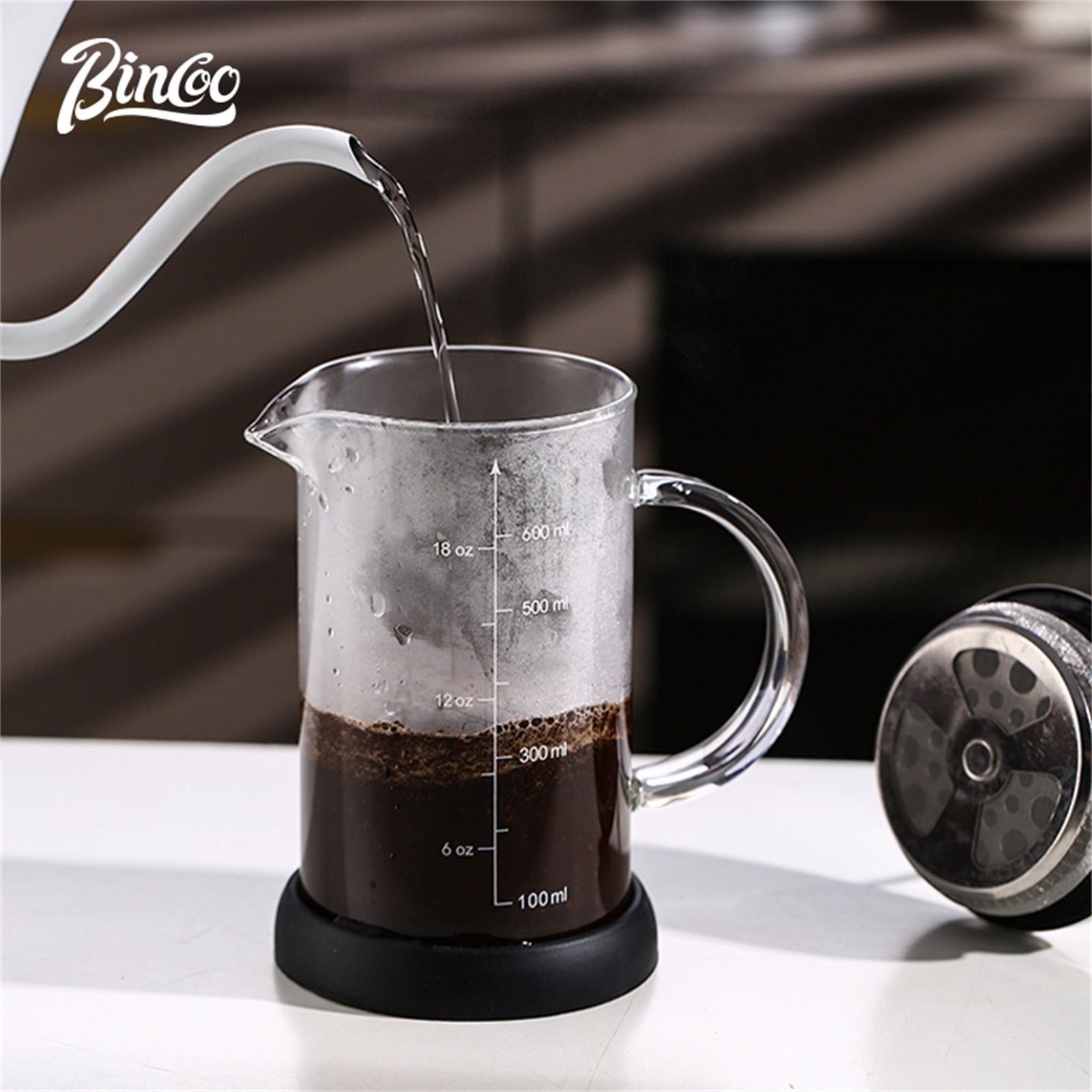 ビンコウ フレンチプレスコーヒーメーカー 350/600ml - French Press Coffee Maker のレビューと価格
