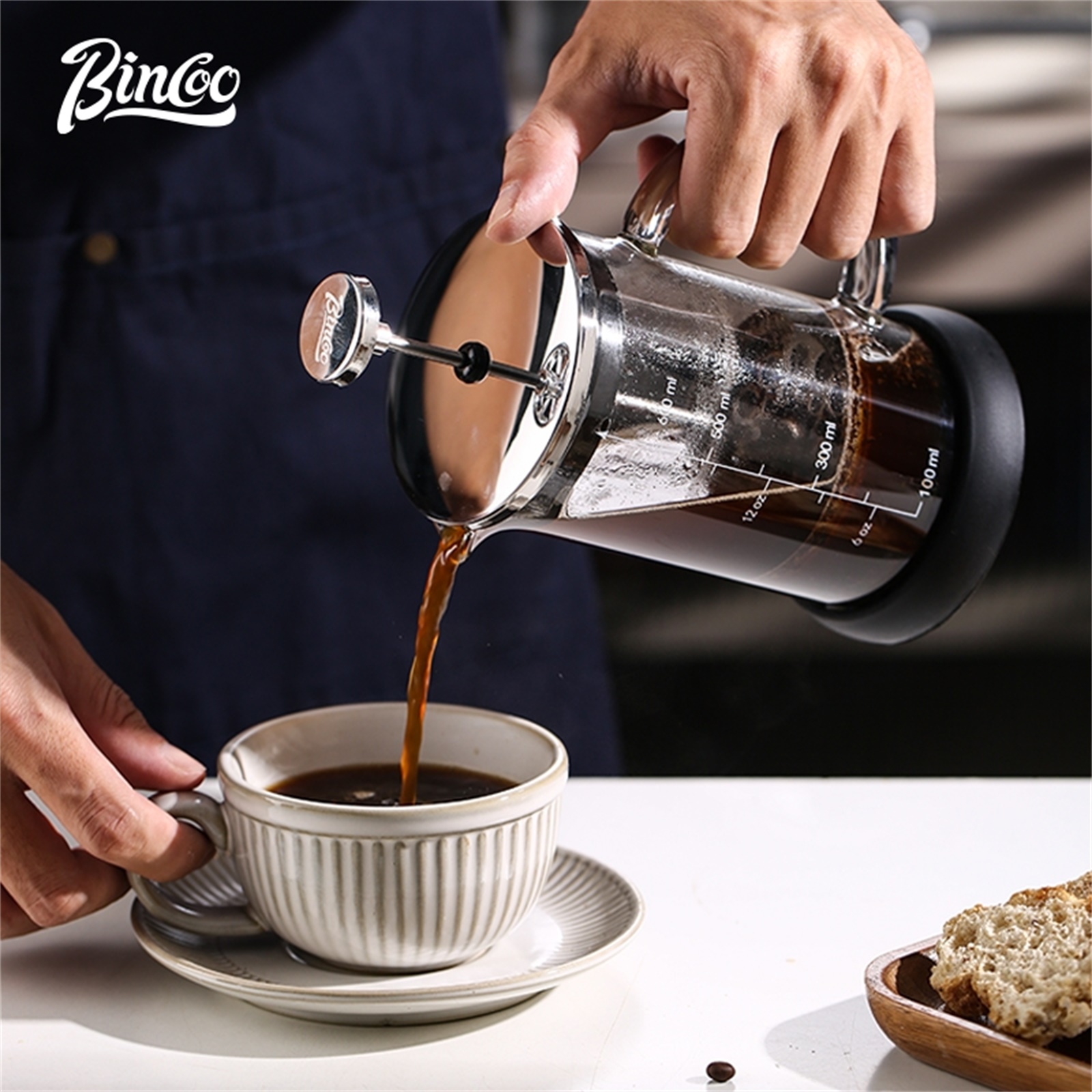 ビンコウ フレンチプレスコーヒーメーカー 350/600ml - French Press Coffee Maker のレビューと価格