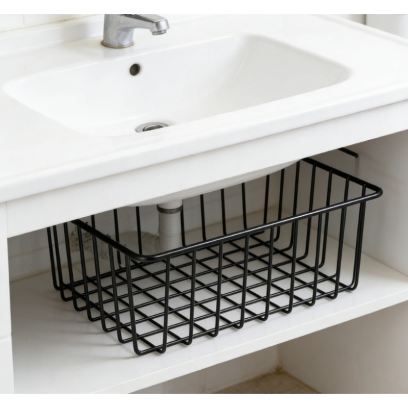 1Pc 段付き吊り下げ収納バスケットキッチンワードローブ寮デ - Kitchen Gadgets Storage Ideas のレビューと価格