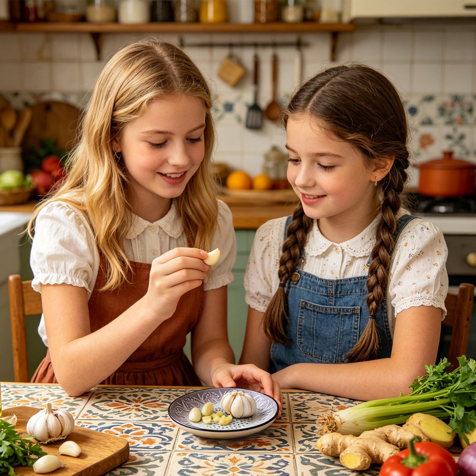 ガーリックグレータープレートセラミックハンドヘルド小型キッチ - Kitchen Gadgets In Spanish のレビューと価格
