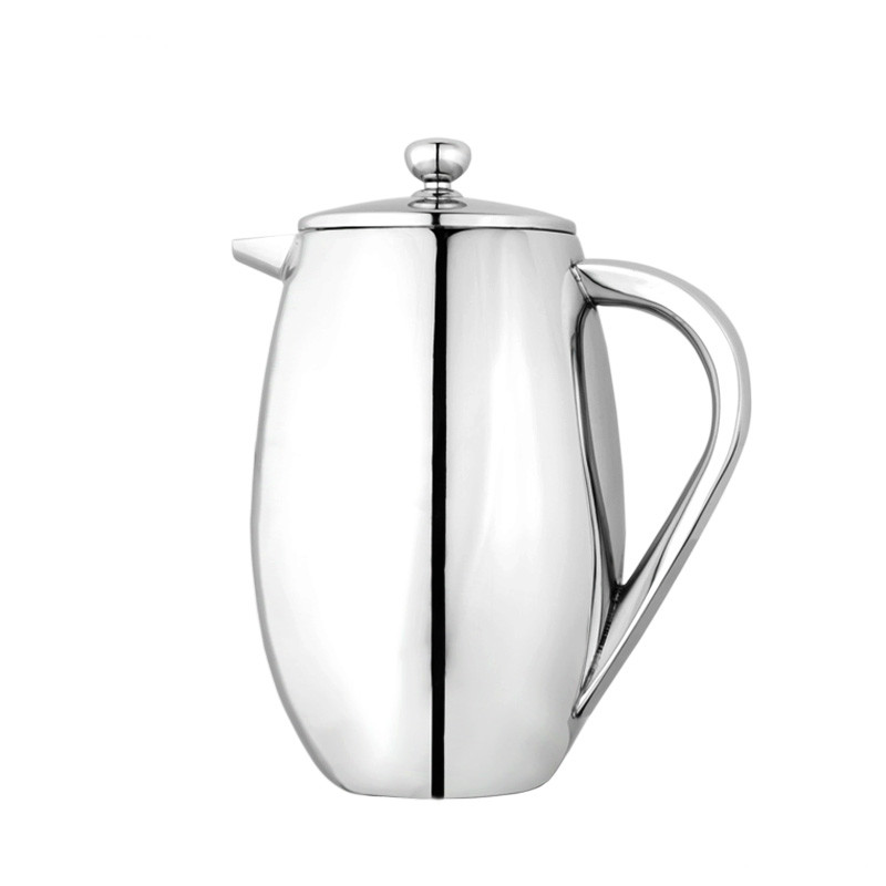 304ステンレス鋼フレンチプレスコーヒーポット、フィルタータ - French Press Coffee Maker のレビューと価格