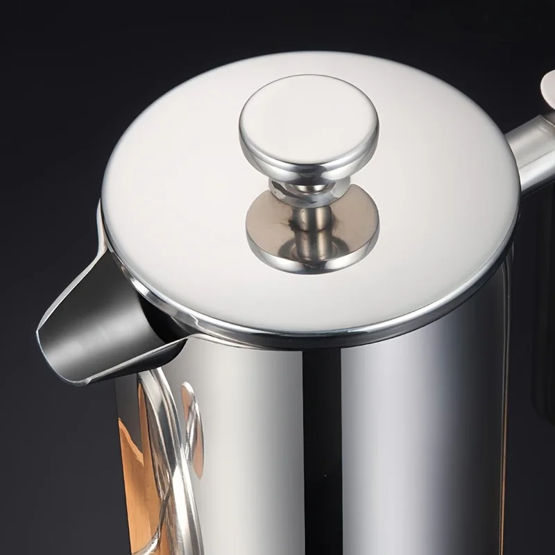 エレガントな350mlステンレス製フレンチプレスコーヒーメー - French Press Coffee Maker のレビューと価格