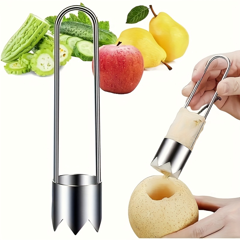 ステンレス製果物野菜芯抜き器、ピーマン種子除去ツール、リンゴ - Kitchen Gadgets Kitchen のレビューと価格