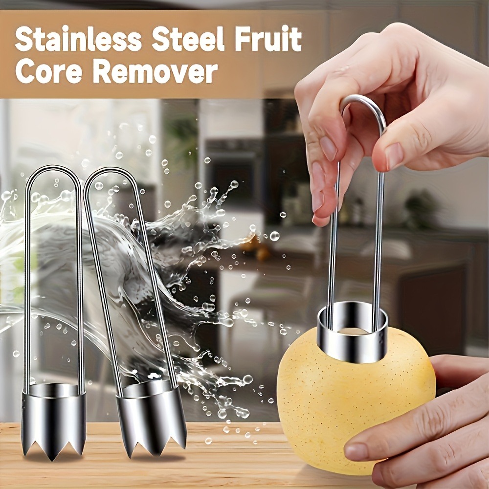 ステンレス製果物野菜芯抜き器、ピーマン種子除去ツール、リンゴ - Kitchen Gadgets Kitchen のレビューと価格
