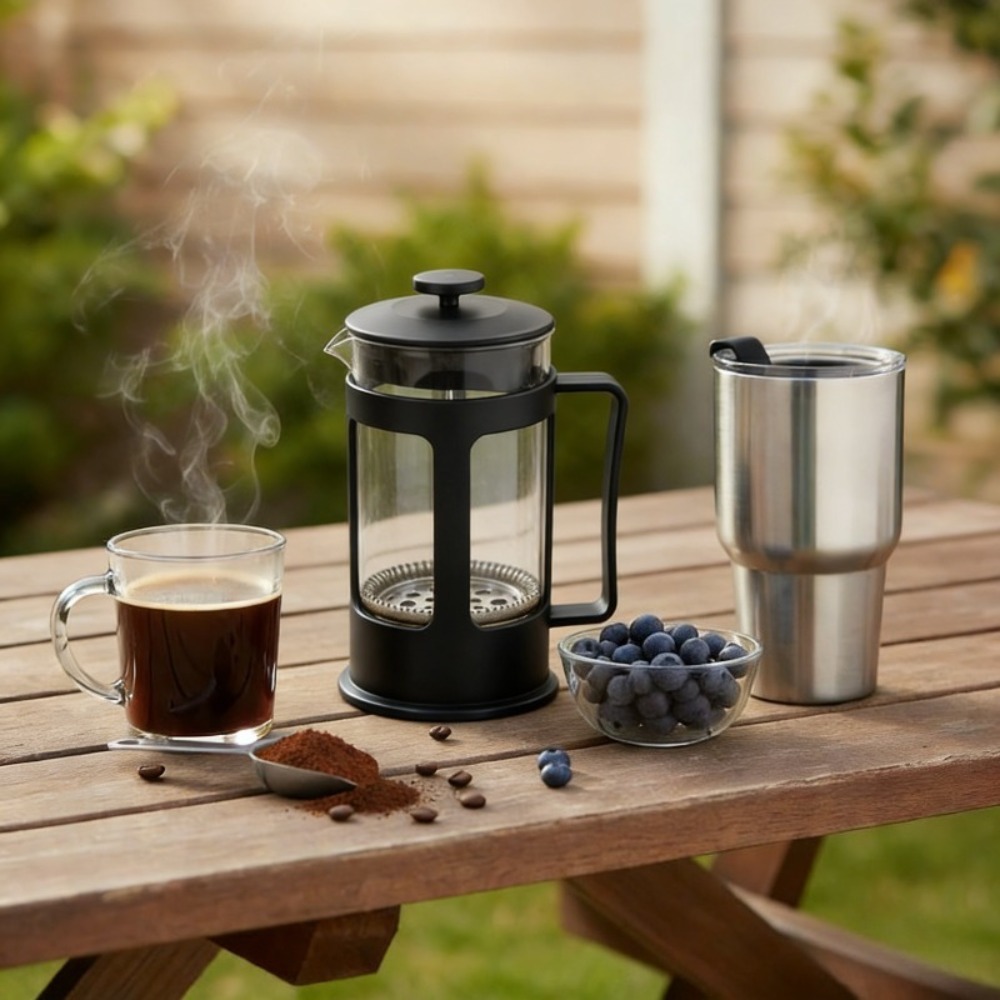 350ML/11OZ フレンチプレスポットコーヒーメーカー  - French Press Coffee Maker のレビューと価格