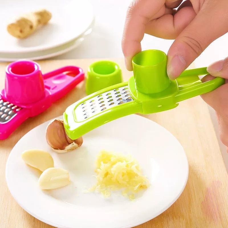 手動式ニンニクチョッパー、手動ニンニク刻み器、ニンニクグライ - Kitchen Hand Gadgets のレビューと価格
